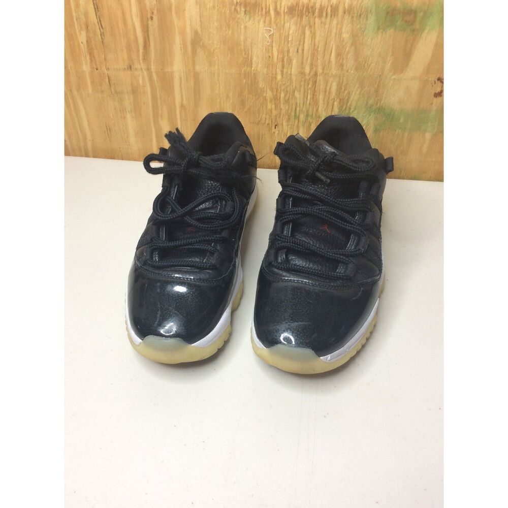 Nike Air Jordon 11 Retro Low 72-10 Black/Red/ White AV2187-001 Men's Size 7.5